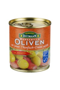 Víno z Kobylí Zelené olivy s tuňákem 